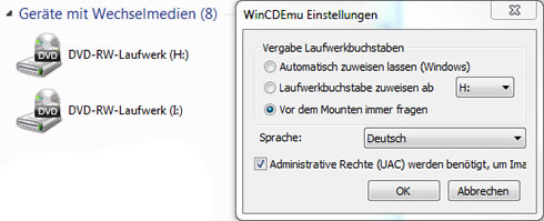 Windows 7 Features WinCDEmu