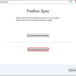 Firefox Sync Server Bild 11